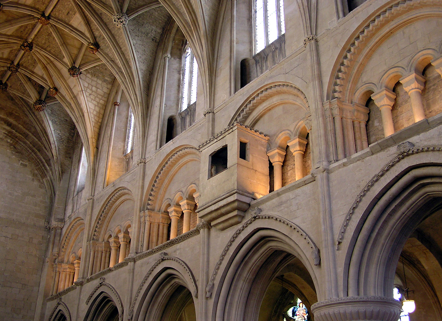 Malmesbury Abbey interior - financial adviser serving Malmesbury residents
